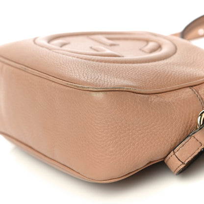 Gucci Pebbled Calfskin Small Soho Disco Bag Camelia 11 of 16