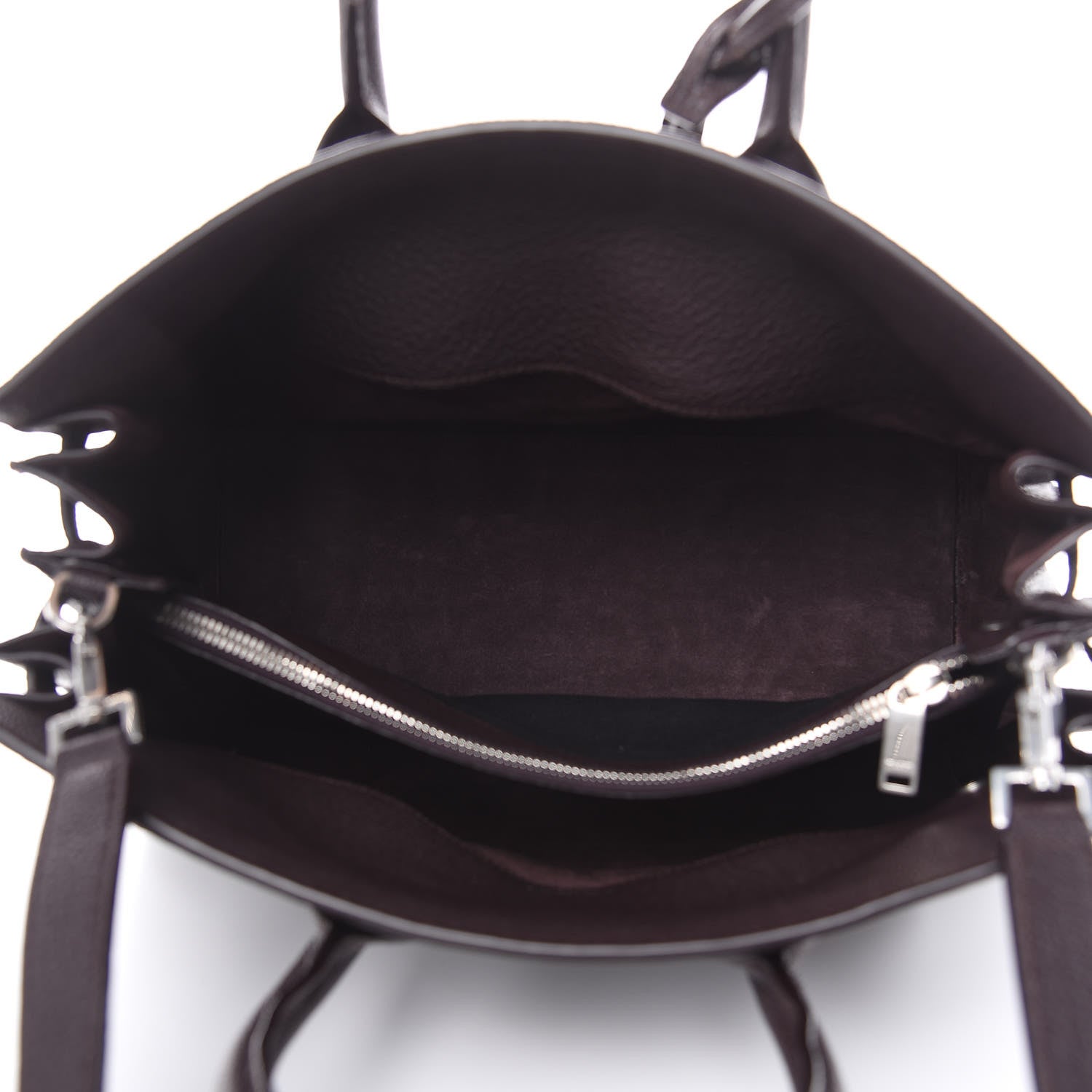Saint Laurent Grained Calfskin Small Supple Sac De Jour Armaranto 5 of 14