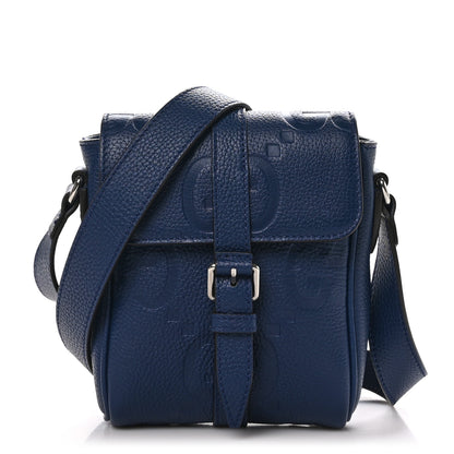Gucci Piuma Calfskin Jumbo GG Embossed Small Messenger Bag Royale 1 of 9