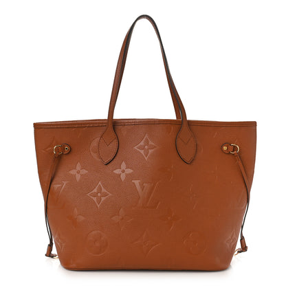 Louis Vuitton Empreinte Monogram Giant Neverfull MM Cognac 4 of 10