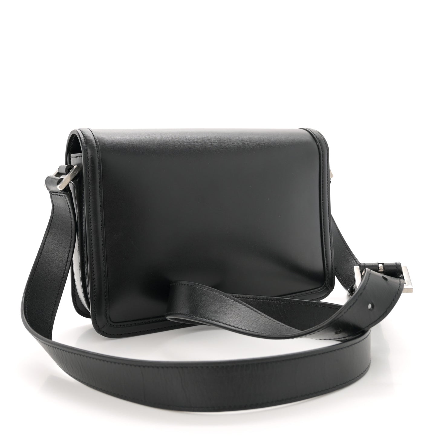 Box Calfskin Monogram Medium Solferino Satchel Black