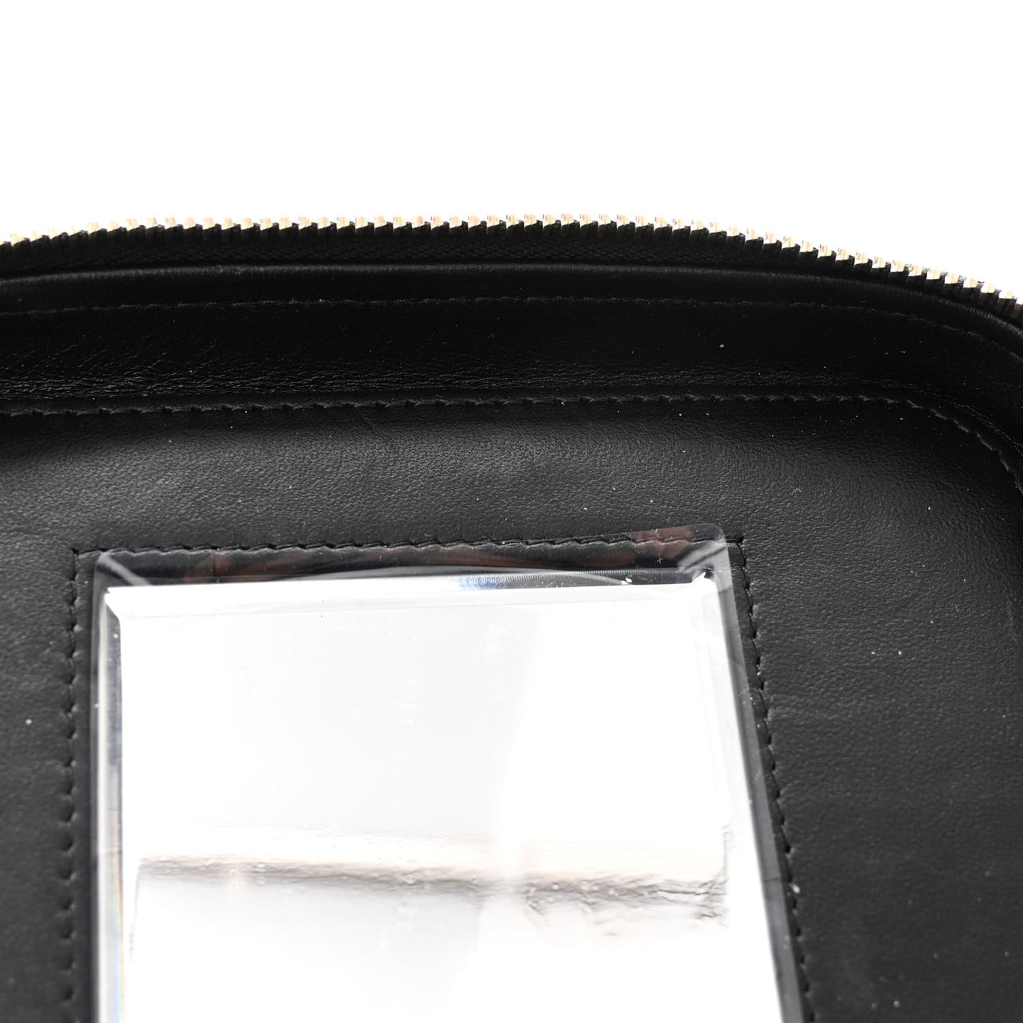 Caviar Quilted Small CC Vanity Case Black