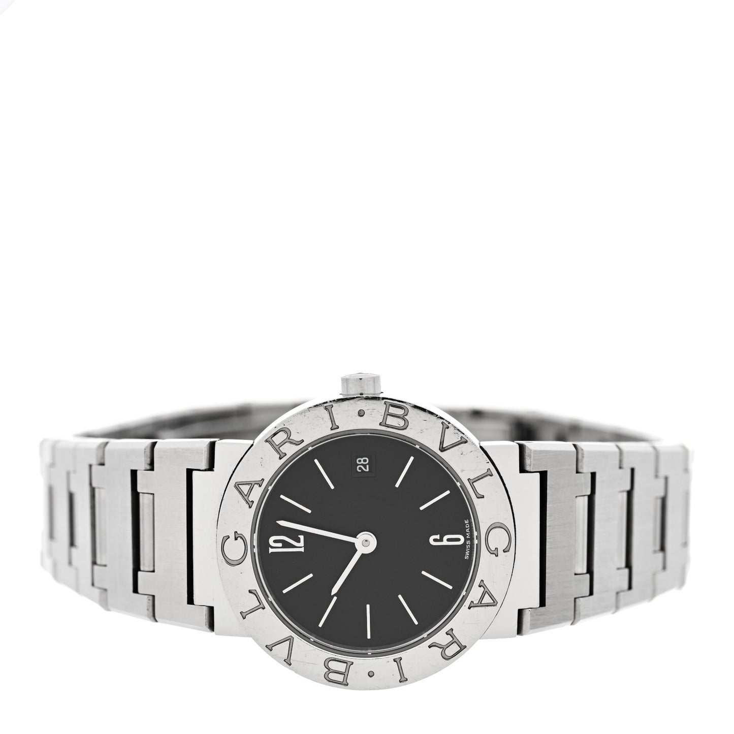 Stainless Steel 26mm Quartz Watch Black