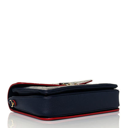 Louis Vuitton Empreinte Pochette Metis Marine Rouge 4 of 12