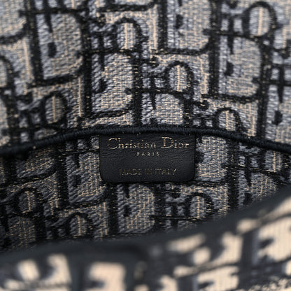 Christian Dior Oblique Slim Saddle Pouch Blue 6 of 12