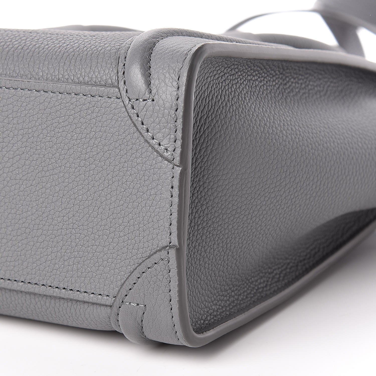 Celine Baby Drummed Calfskin Nano Luggage Kohl 11 of 11