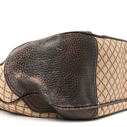 Gucci Diamante Catherine Hobo Brown 9 of 13
