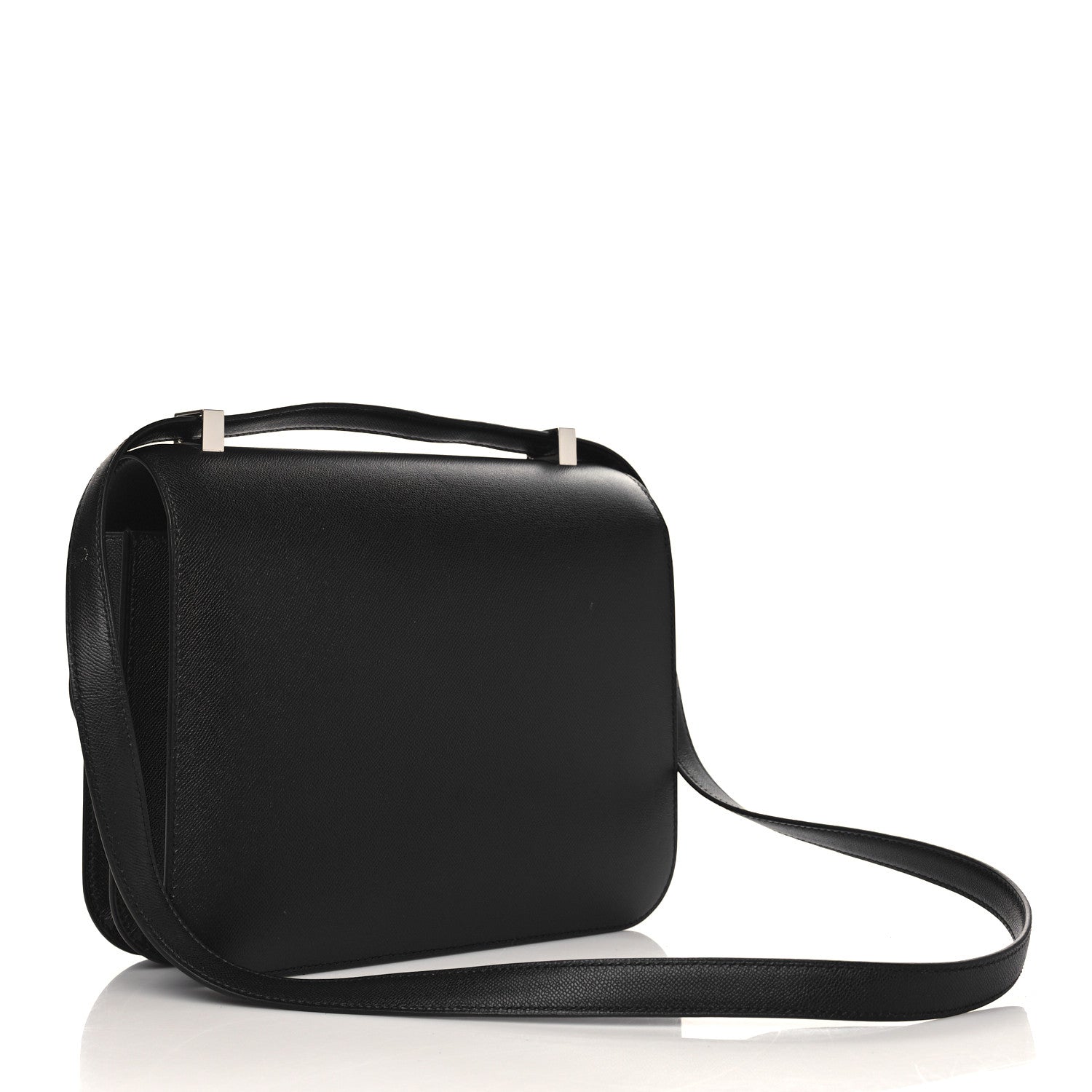 Hermes Madame Calfskin Lizard Constance 24 Black Ombre 3 of 10