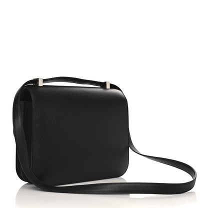 Hermes Madame Calfskin Lizard Constance 24 Black Ombre 3 of 10