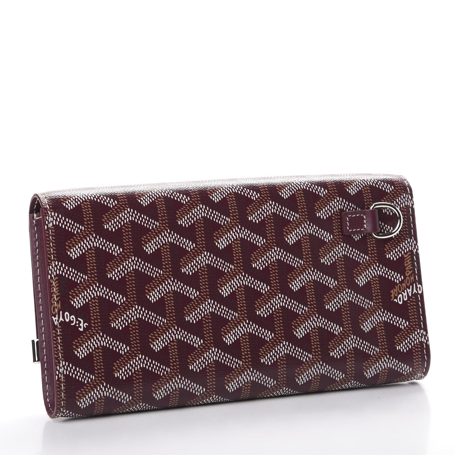 Goyard Goyardine Monte Carlo Bois Clutch Bordeaux 2 of 9