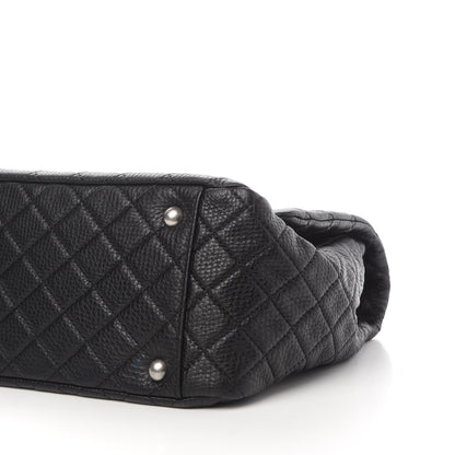Chanel Calfskin Quilted XXL Travel Flap Bag Black 9 of 9