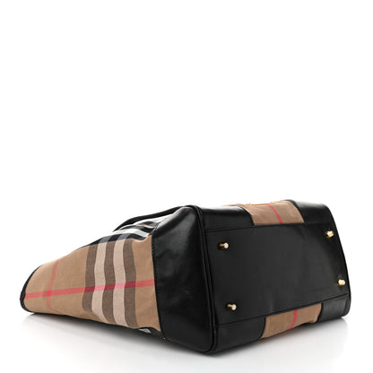 Burberry House Check Medium Canterbury Tote Black 4 of 13
