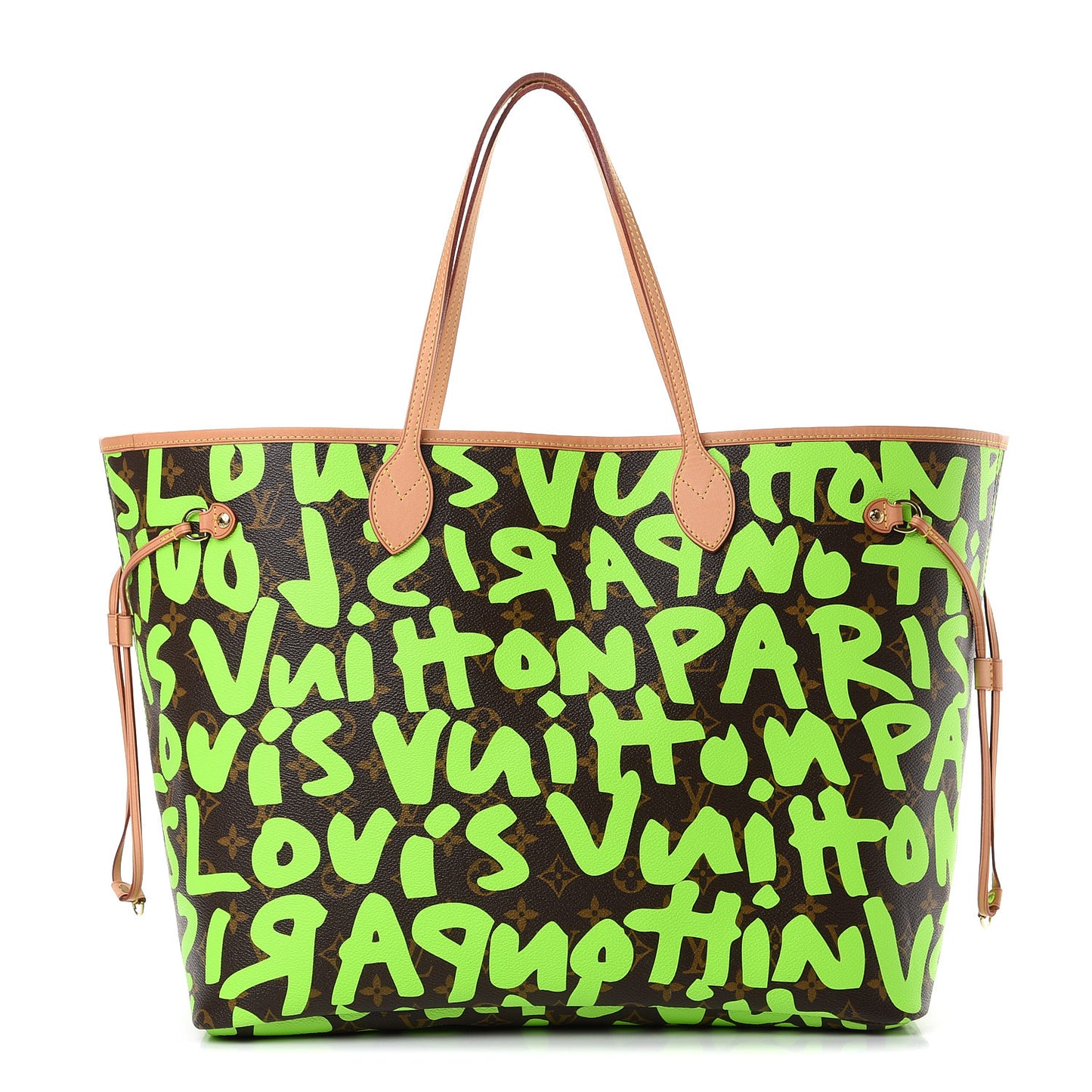 Monogram Graffiti Neverfull GM Green
