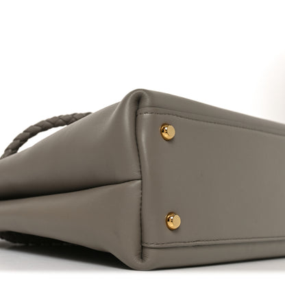 Bottega Veneta Silky Calfskin Small Ciao Ciao Limestone 10 of 11
