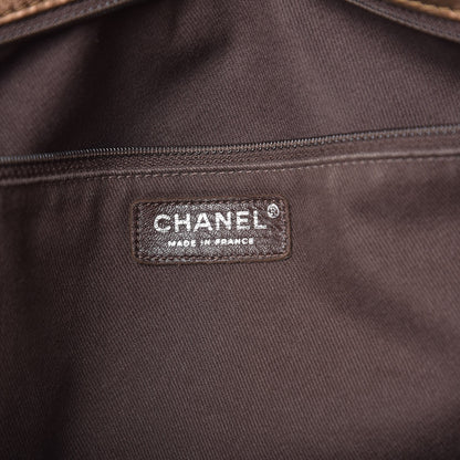 Chanel Metallic Aged Calfskin Small Shopping In Moscow Tote Bronze 6 of 11