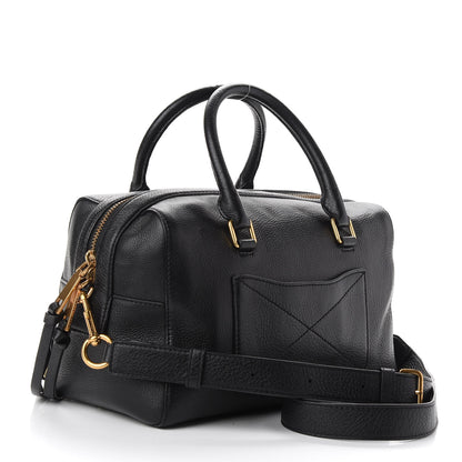 Marc Jacobs Calfskin Recruit Bauletto Satchel Tote Bag Black 4 of 13