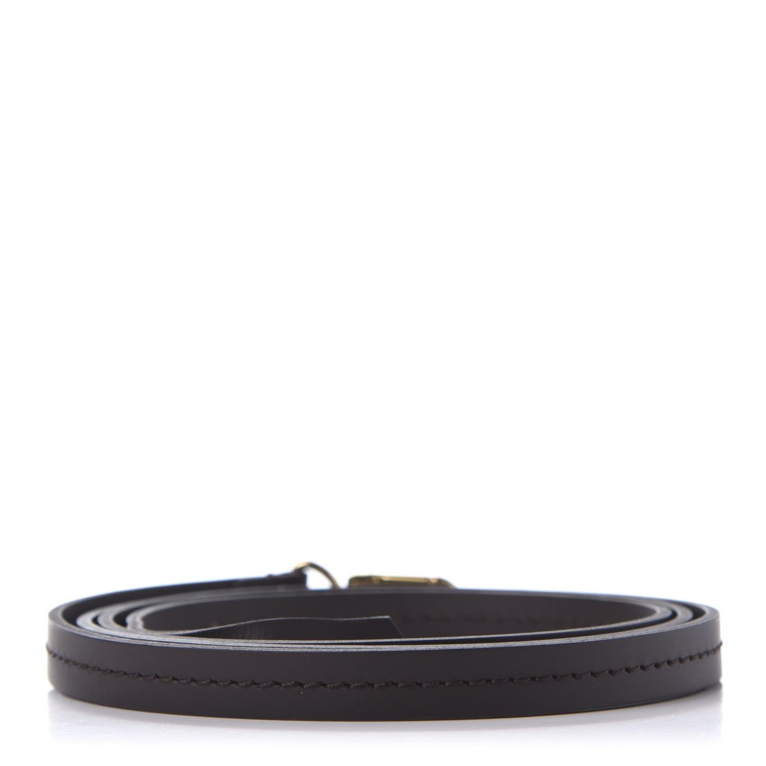 Louis Vuitton Calfskin 12mm Favorite Long Strap Brown 2 of 3