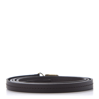Louis Vuitton Calfskin 12mm Favorite Long Strap Brown 2 of 3