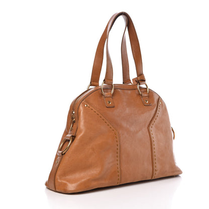 Saint Laurent Calfskin Large Muse Tan 3 of 16