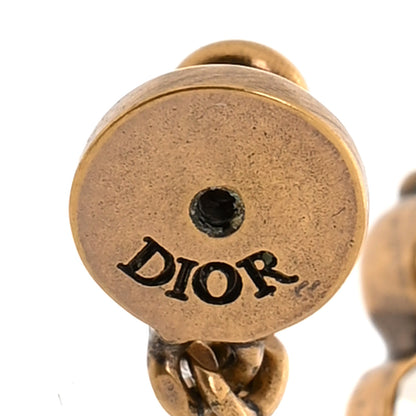 Christian Dior Metal Crystal J'Adior Laurier Ear Cuff Gold 3 of 4