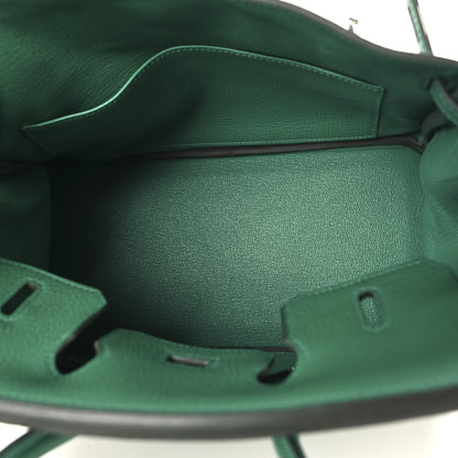 Hermes Togo Birkin 25 Vert Vertigo 5 of 12