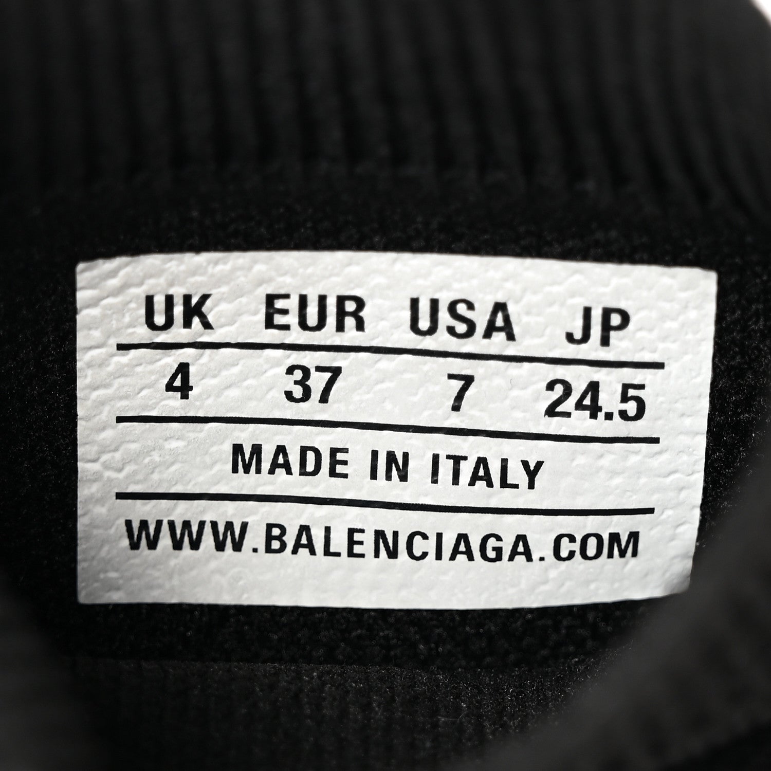 Balenciaga Neoprene Knit Womens Speed Graffiti Sneakers 37 Black White Red 8 of 16