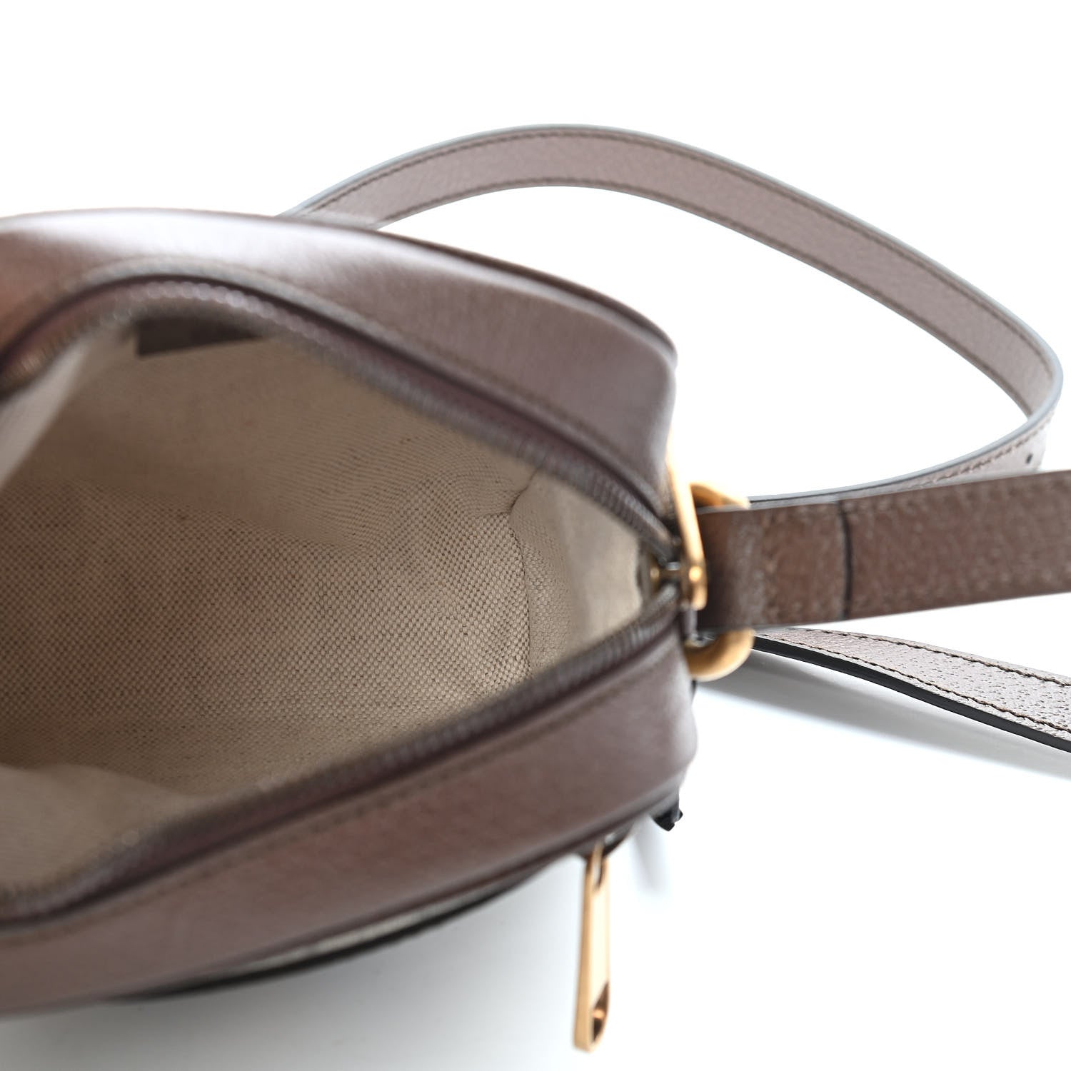 Gucci GG Supreme Monogram Web Mini Ophidia Messenger Brown 5 of 9