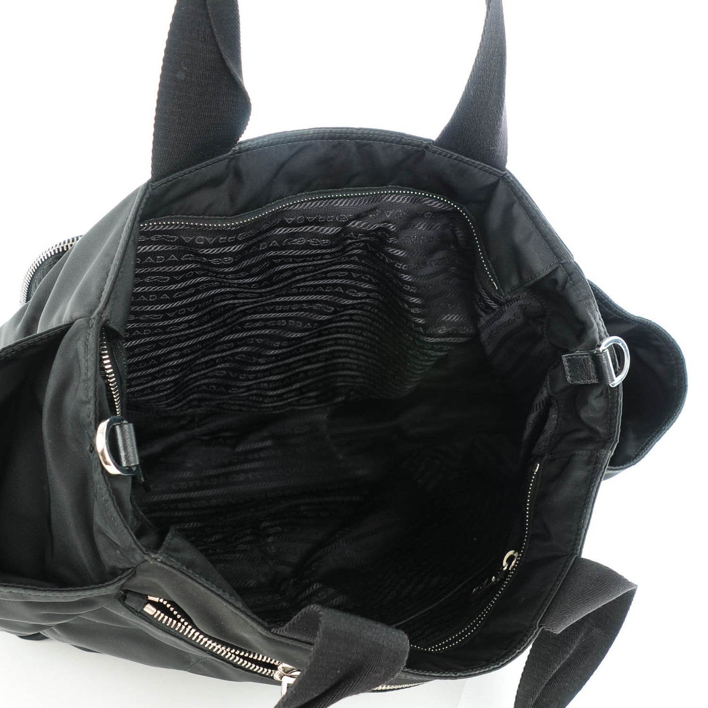 Tessuto Nylon Diaper Bag Black