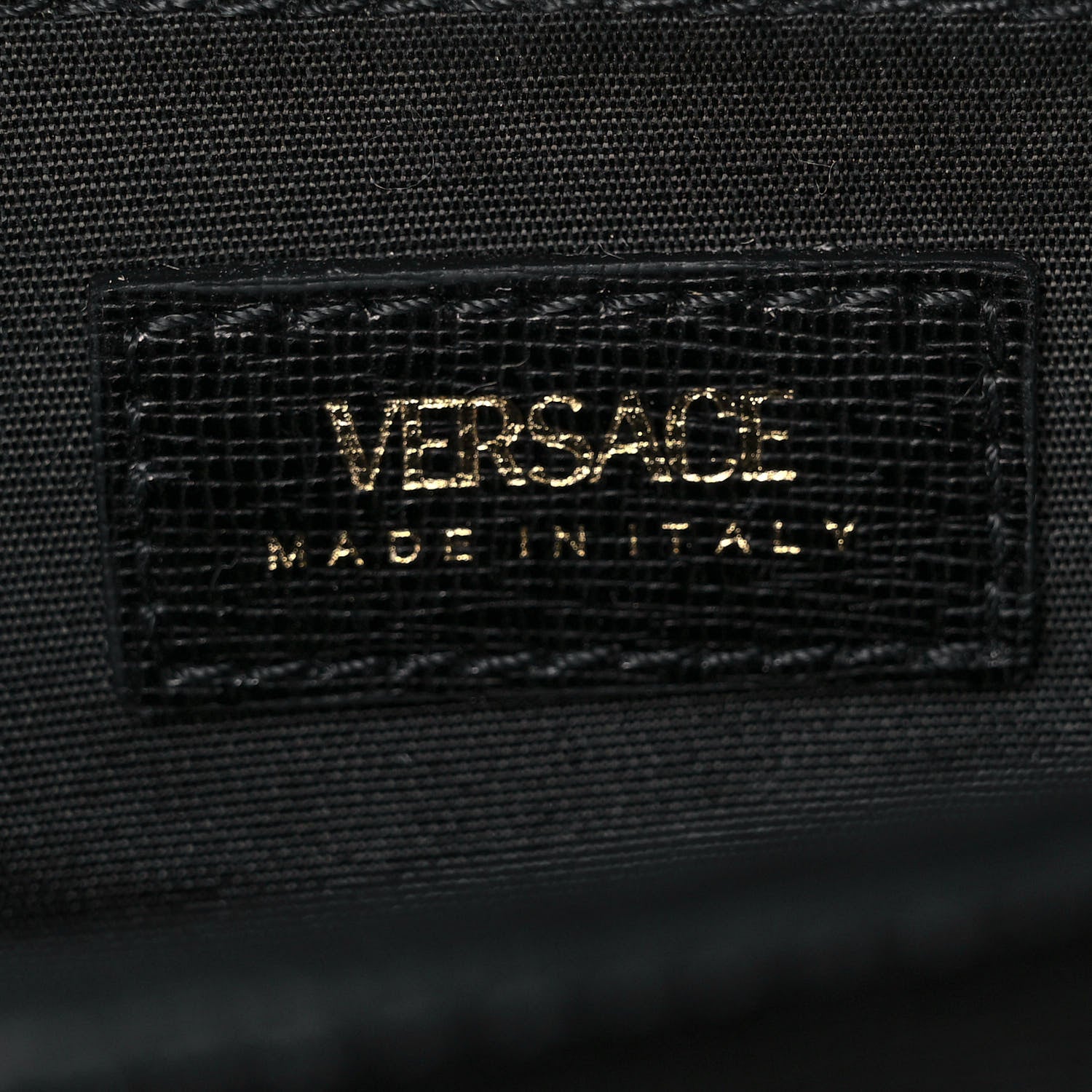 Versace Saffiano Virtus Small Shoulder Bag Black 5 of 7