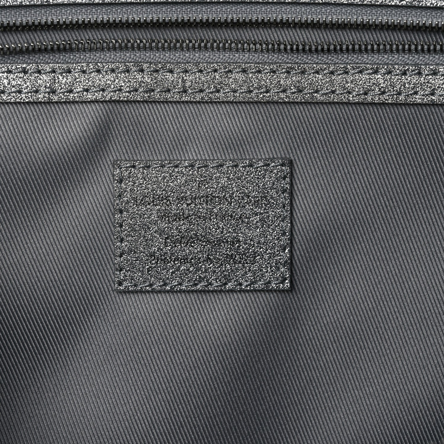 Louis Vuitton Damier Glitter Keepall Bandouliere 50 Silver 5 of 8