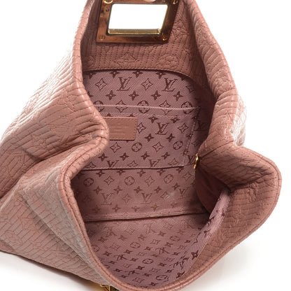 Louis Vuitton Calfskin Quilted Monogram Altair Clutch Rose Clair 5 of 7