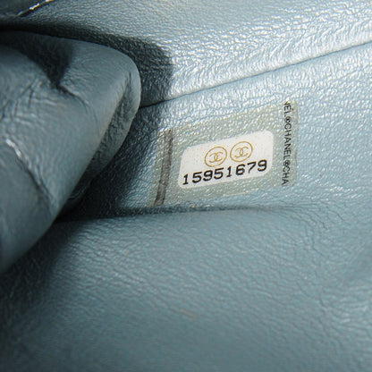 Chanel Lambskin Quilted Clutch With Chain Flap Silver 7 of 8