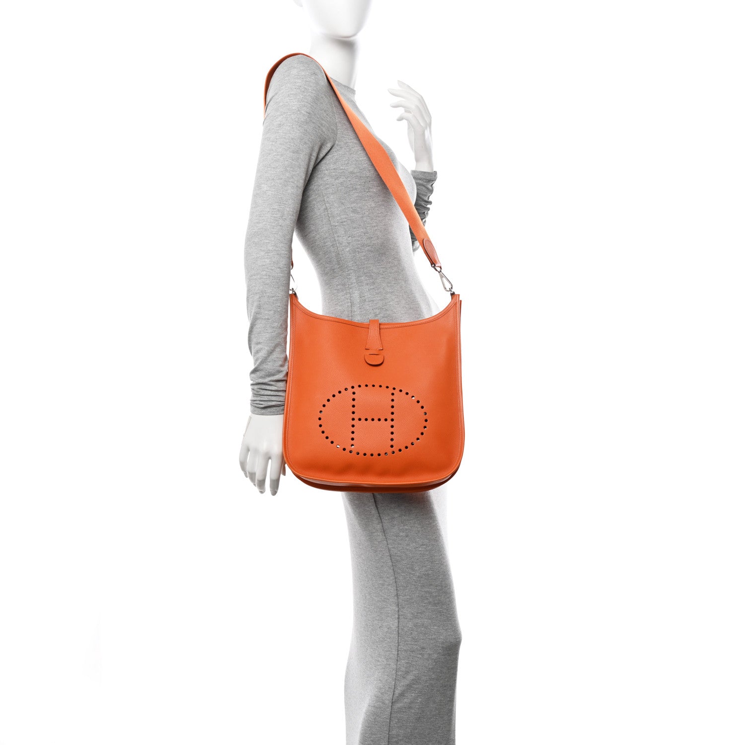 Hermes Epsom Evelyne III PM Orange 2 of 13