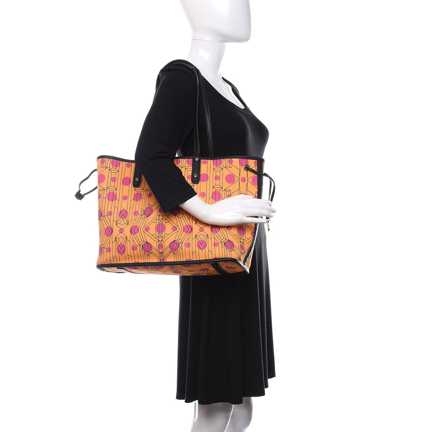 Visetos Medium Project Reversible Shopper Tote White