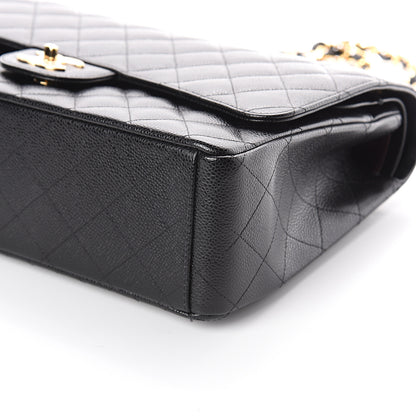 Chanel Caviar Quilted Maxi Double Flap Black 9 of 9