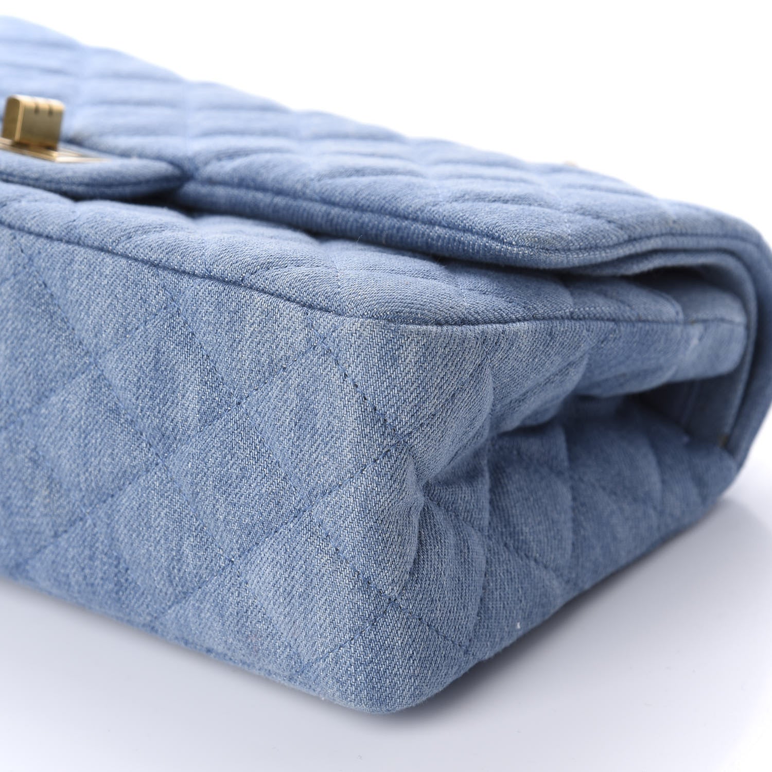 Chanel Denim Quilted 2.55 Reissue 225 Flap Light Blue 7 of 10