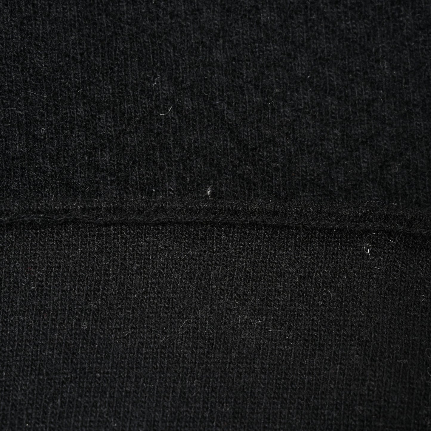 Wool Cashmere CC Logo Scarf Black
