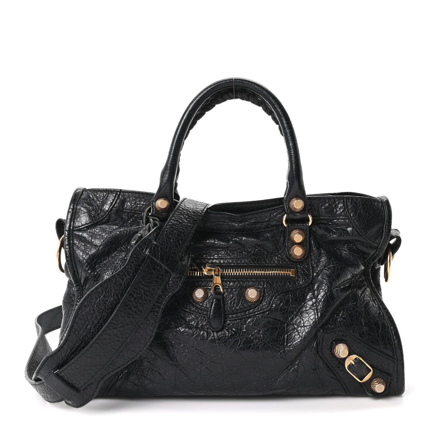 Balenciaga Agneau Giant 12 Gold Hardware S City Black 1 of 10