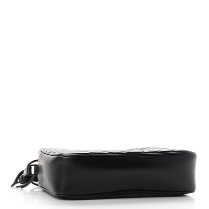 Saint Laurent Calfskin Matelasse Monogram Lou Camera Bag Black 4 of 11