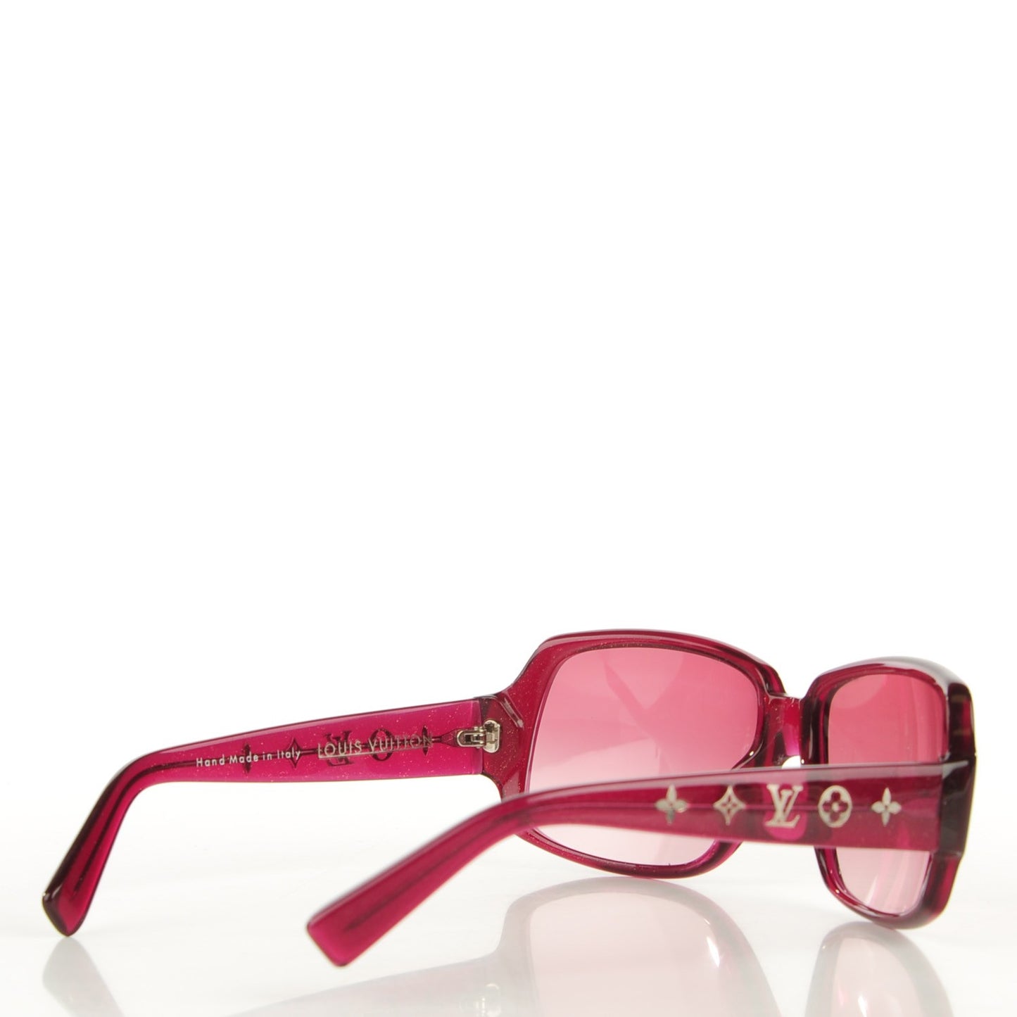 Obsession Carre Landscape Sunglasses Glitter Fuchsia