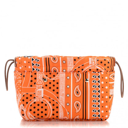 Hermes Barenia Silk Eperons d'Or Fourbi 20 PM Pouch Orange Fauve 1 of 7