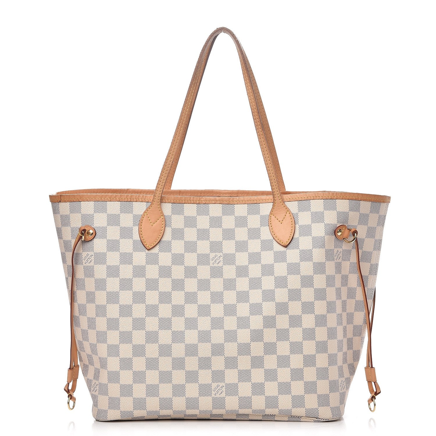 Louis Vuitton Damier Azur Neo Neverfull MM Rose Ballerine 3 of 13