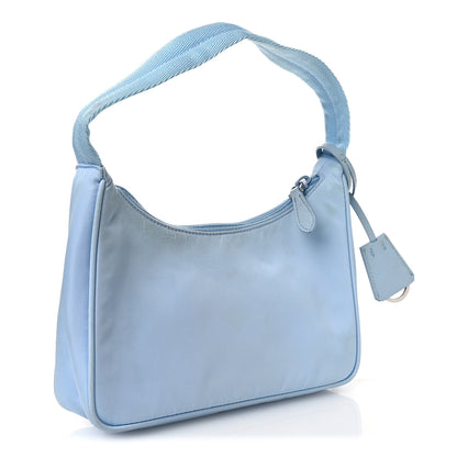 Prada Tessuto Nylon Mini Re-Edition 2000 Bag Celeste 3 of 14