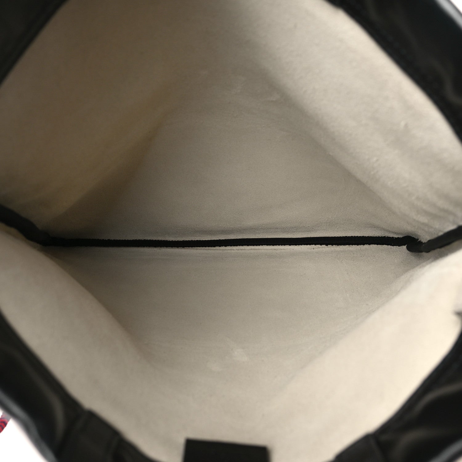 Gucci Calfskin Logo Drawstring Backpack Mystic White 6 of 11