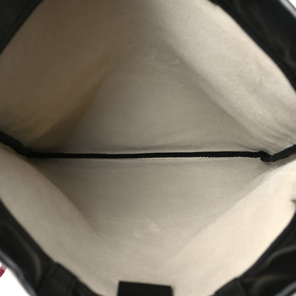 Gucci Calfskin Logo Drawstring Backpack Mystic White 6 of 11