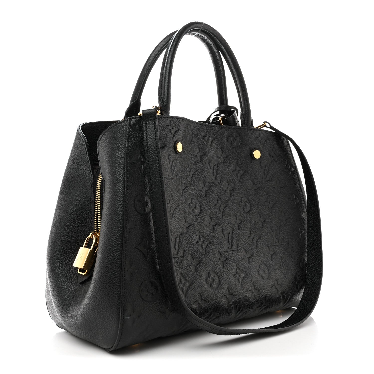 Louis Vuitton Empreinte Montaigne MM Black 3 of 10