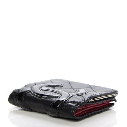 Chanel Calfskin Quilted Cambon Bi-Fold Wallet Black 4 of 9