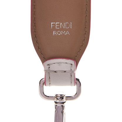 Fendi Vitello Dolce Plexiglass Bi-Color Studded Strap You White Ice Cuoio Multicolor 4 of 4