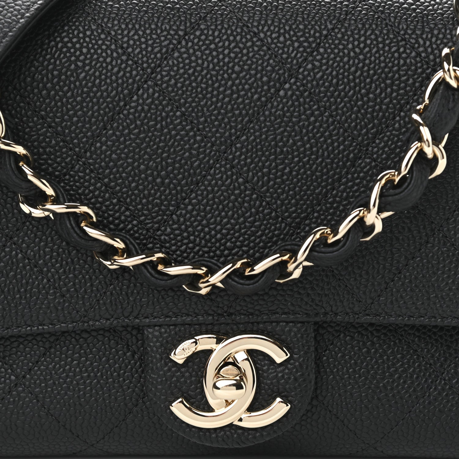 Chanel Caviar Quilted Small City Walk Flap Black 8 of 10