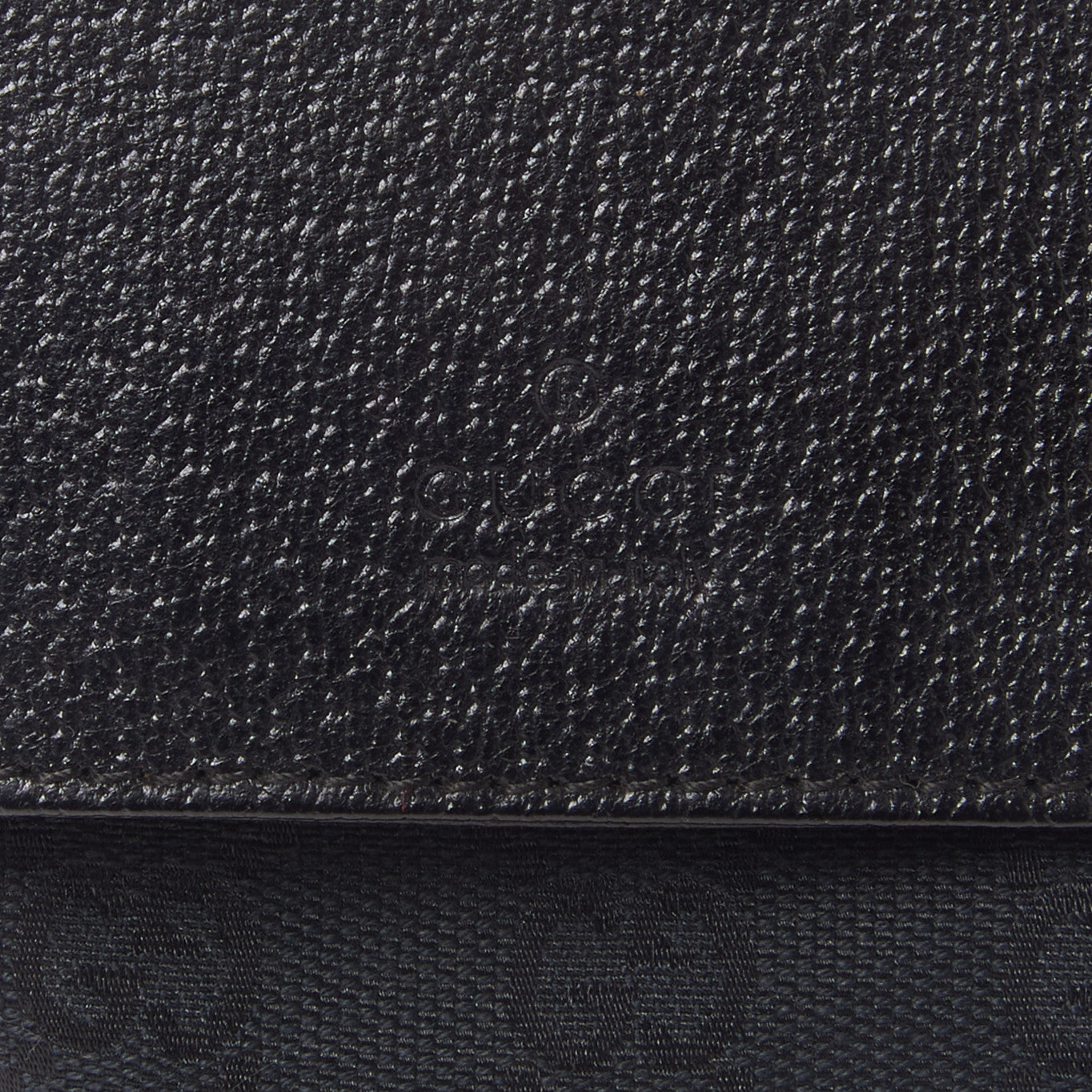 GG Monogram Double Pocket Belt Bag Black